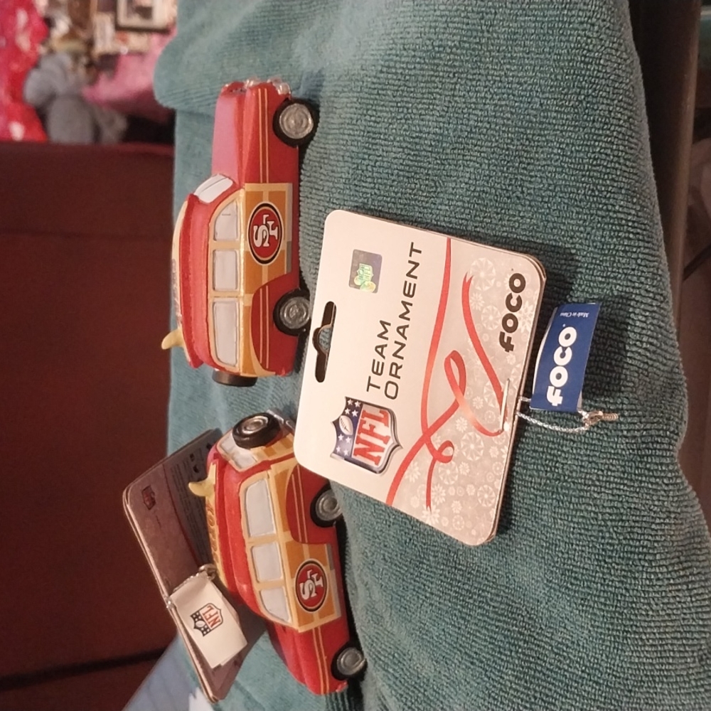 🌉San Francisco 49ers Station Wagon Ornament $10 USD Each